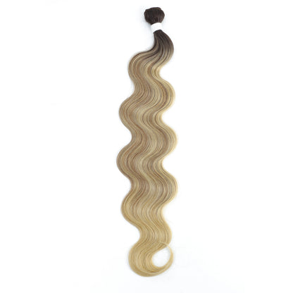 613 Piano Blonde Body Wave Hair Bundles Synthetic Extensions