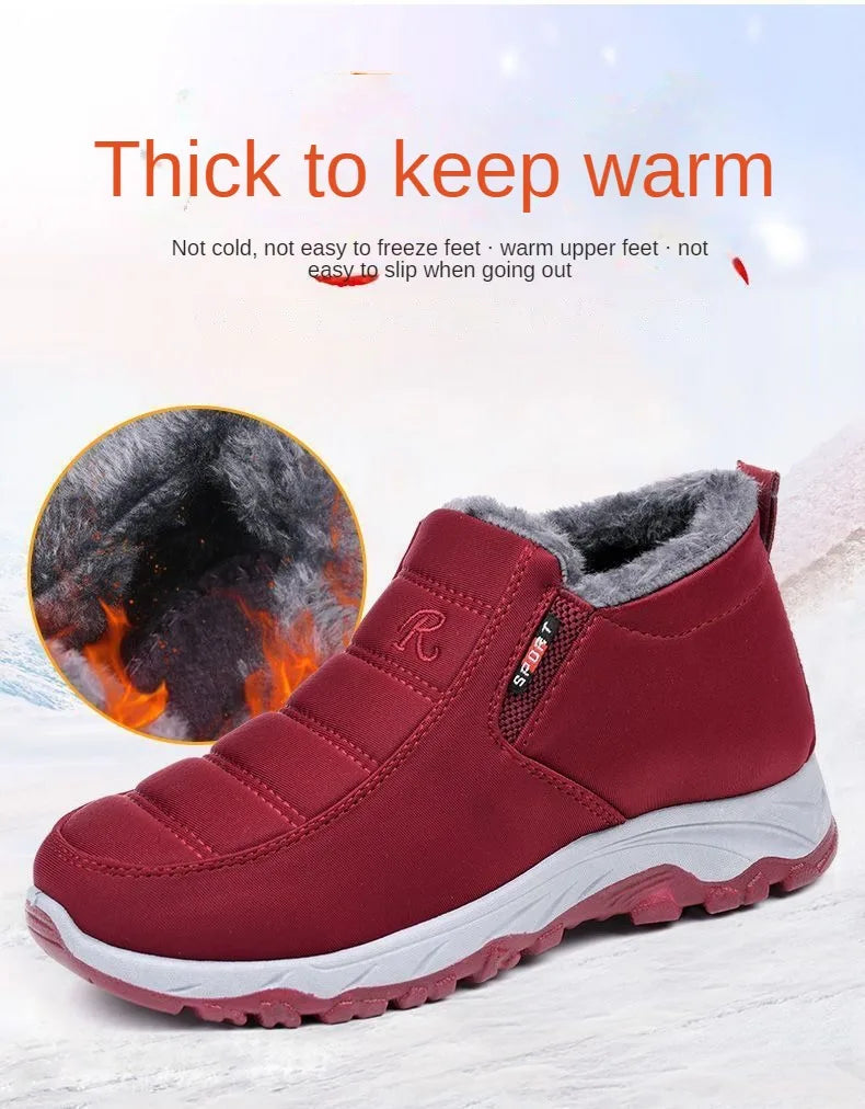 Men's Cotton Casual Ankle Boots for Winter