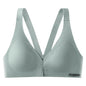 Plus Size Front Closure Sports Bra for Women