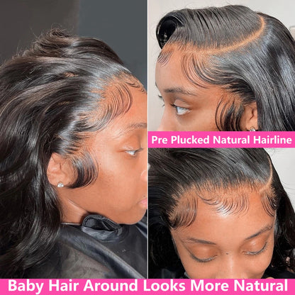 Body Wave Lace Front Wig Human Hair 200 Density