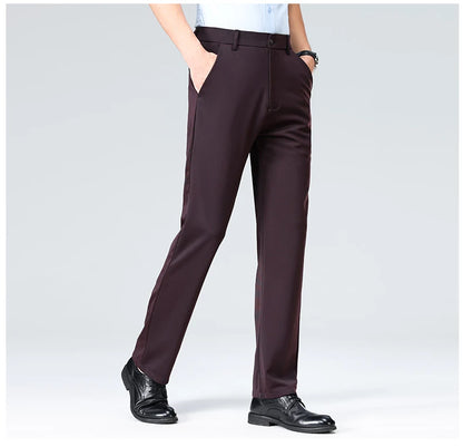 Men's Summer Casual Suit Pants Plus Size 28-42