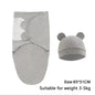 Cotton Cartoon Printed Baby Blanket Hat Set