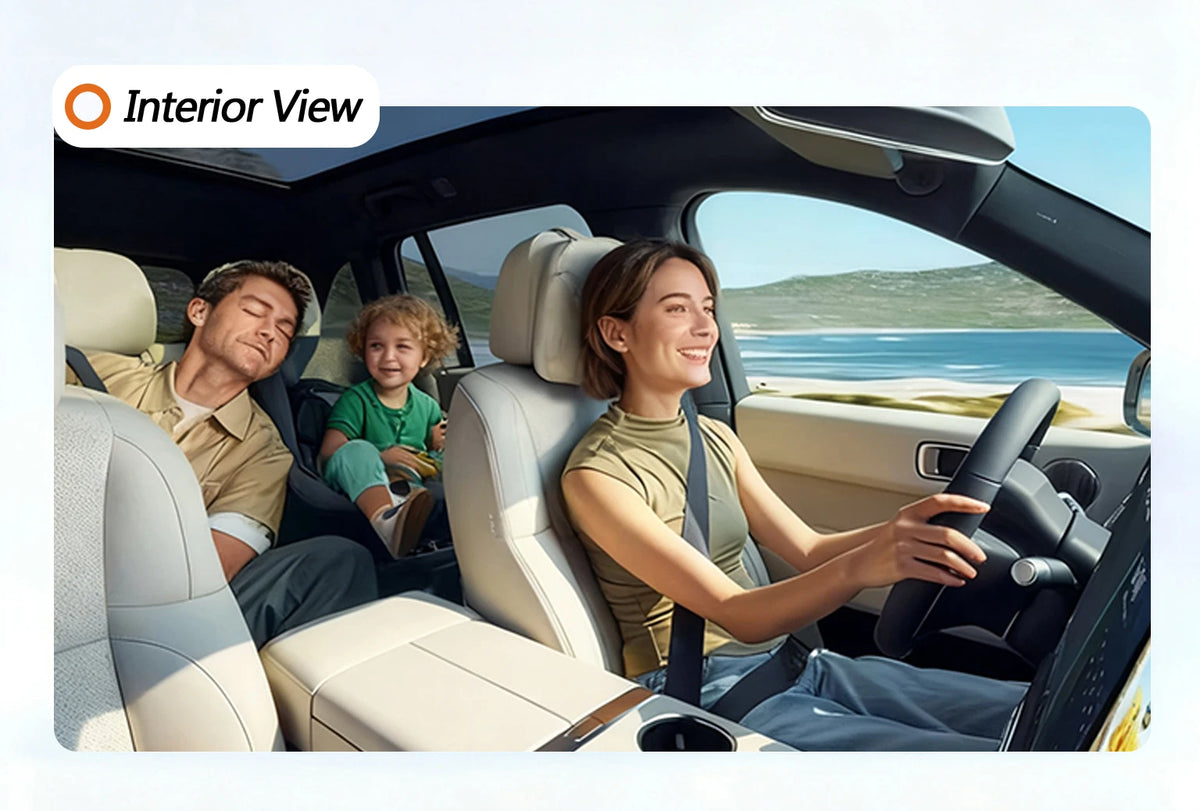 4 Channel WiFi Car DVR Dashcam with 360 Degree Recording
