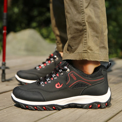 Men's Leather Casual Sneakers for Tennis and Walking