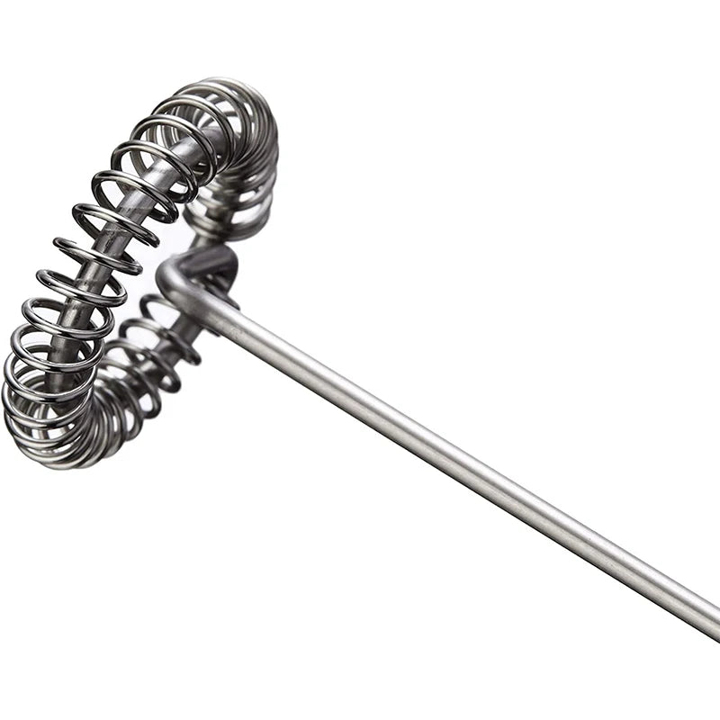 Mini Battery Powered Electric Egg Beater Stainless Steel
