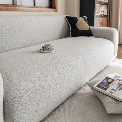 Adjustable Velvet Sofa Cover for L Shape Couch