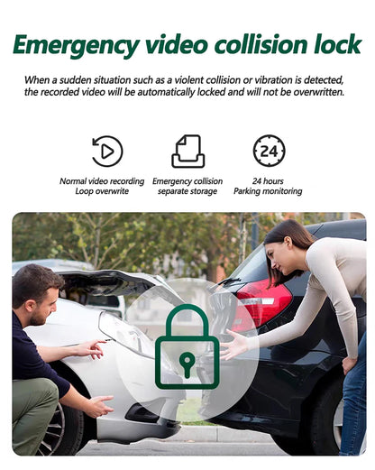 4 Channel WiFi Car DVR Dashcam with 360 Degree Recording