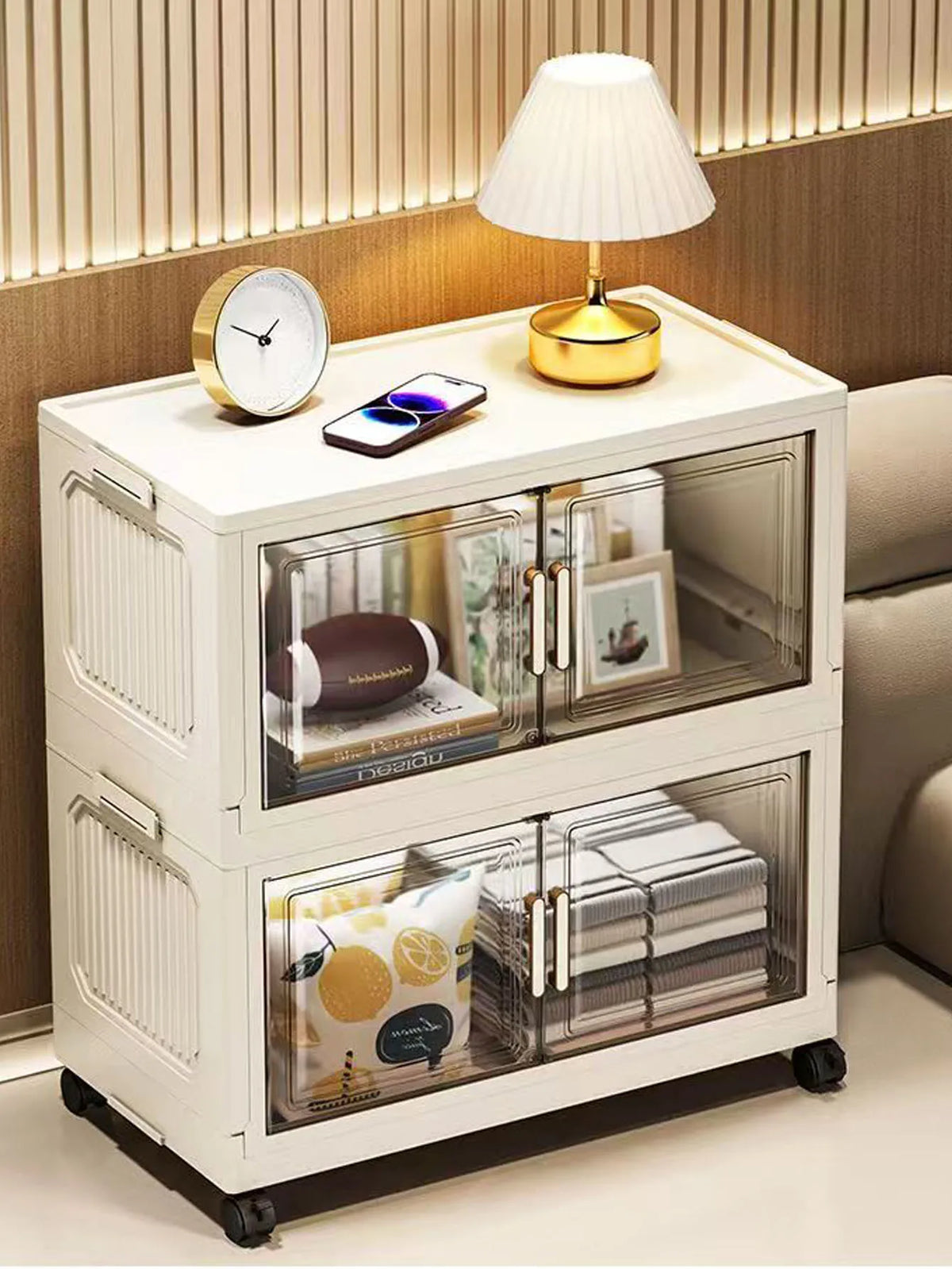 Large Capacity Plastic Folding Storage Cabinet