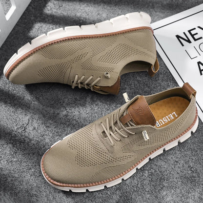 Men's Large Casual Fly-Weave Mesh Sports Shoes