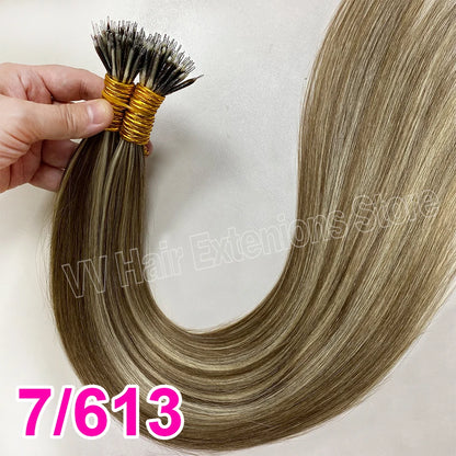 Micro Ring Ombre Human Hair Extensions 18-30 Inches