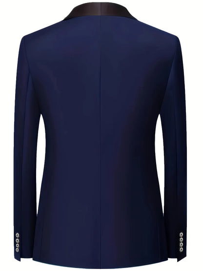 Men Slim Fit Tuxedo Suit for Weddings and Parties