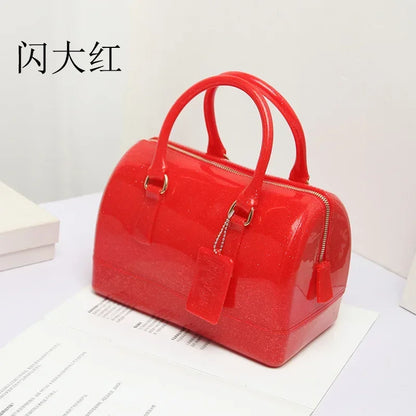 Jelly Bag Crossbody Pillow Bag in Macaron Colors