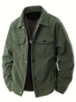 Autumn Corduroy Jacket for Men in Casual Style