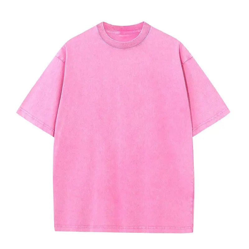 American Style Retro Heavyweight Cotton T-Shirt