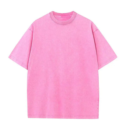 American Style Retro Heavyweight Cotton T-Shirt
