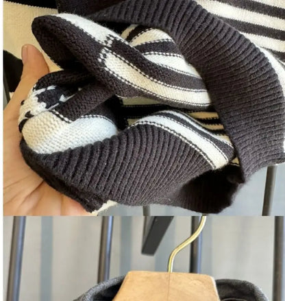 Boys Pullover Sweater Thick Knitwear Cotton Polyester