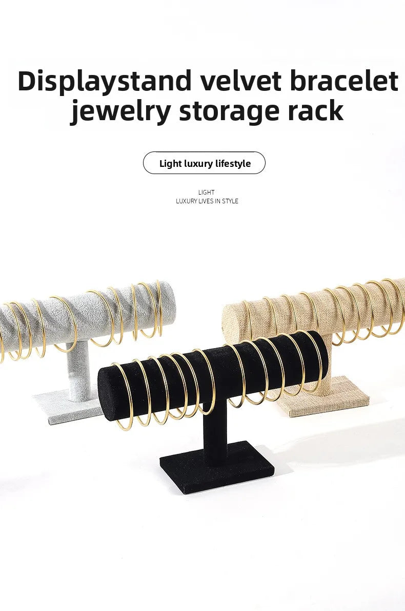 Flannel Single-layer Bracelet Rack Jewelry Display Rack