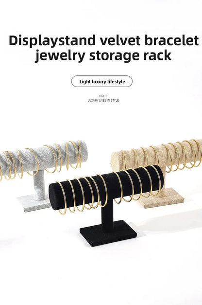 Flannel Single-layer Bracelet Rack Jewelry Display Rack