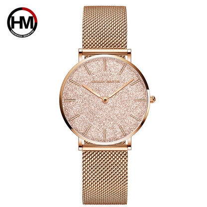 Hannah Martin Women 36mm Rose Gold Quartz Watch