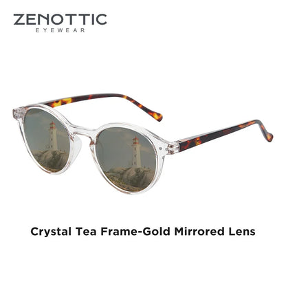 ZENOTTIC Retro Circular Polarized Sunglasses S Size