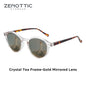 ZENOTTIC Retro Circular Polarized Sunglasses S Size