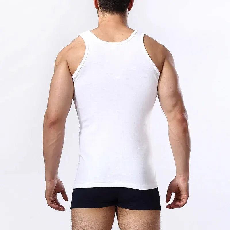 Men's Cotton Casual Sleeveless Vest for All Seasons