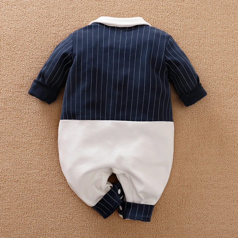 Cotton Long Sleeved Baby Jumpsuit for Boys and Girls