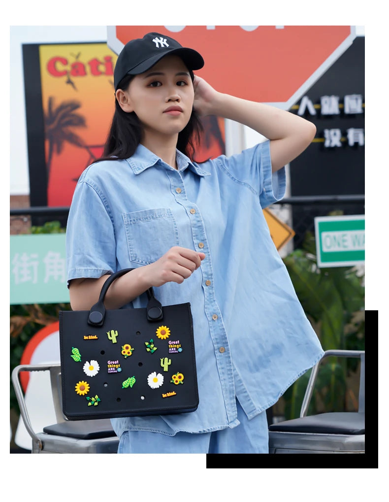 EVA Casual Waterproof Tote Bag for Women