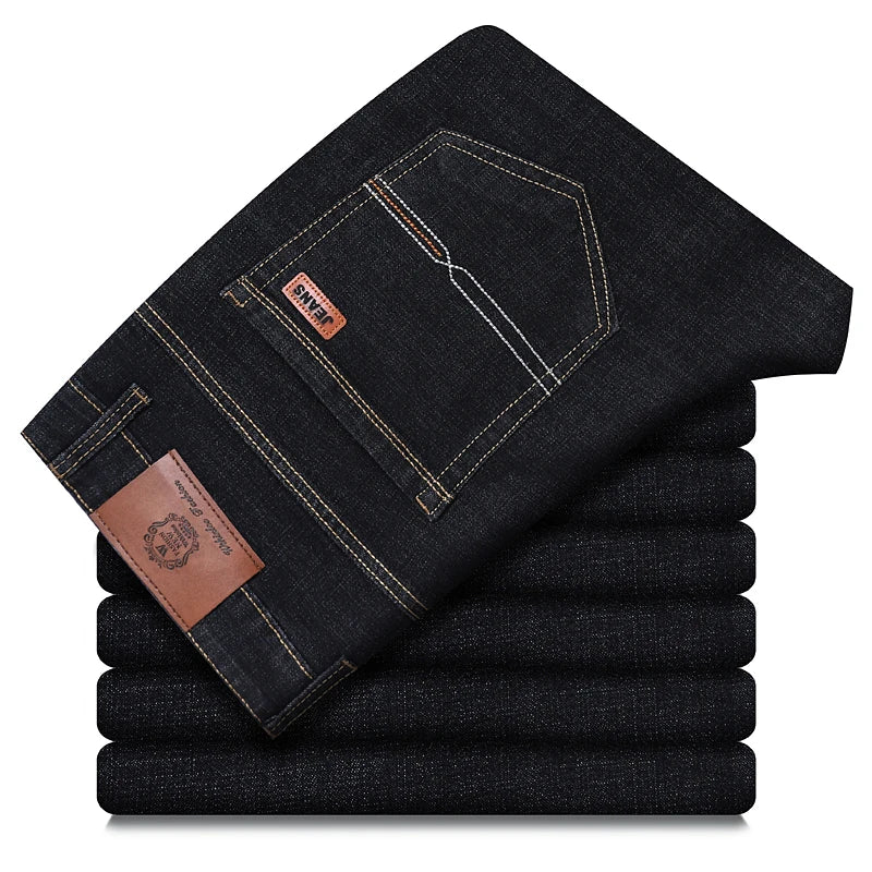 Wthinlee Men's Casual Straight Denim Jeans