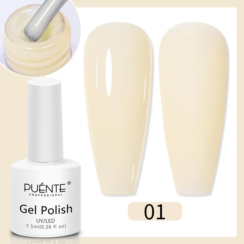 Clear 3D No Wipe Sculpture Gel Nail Polish 15ML