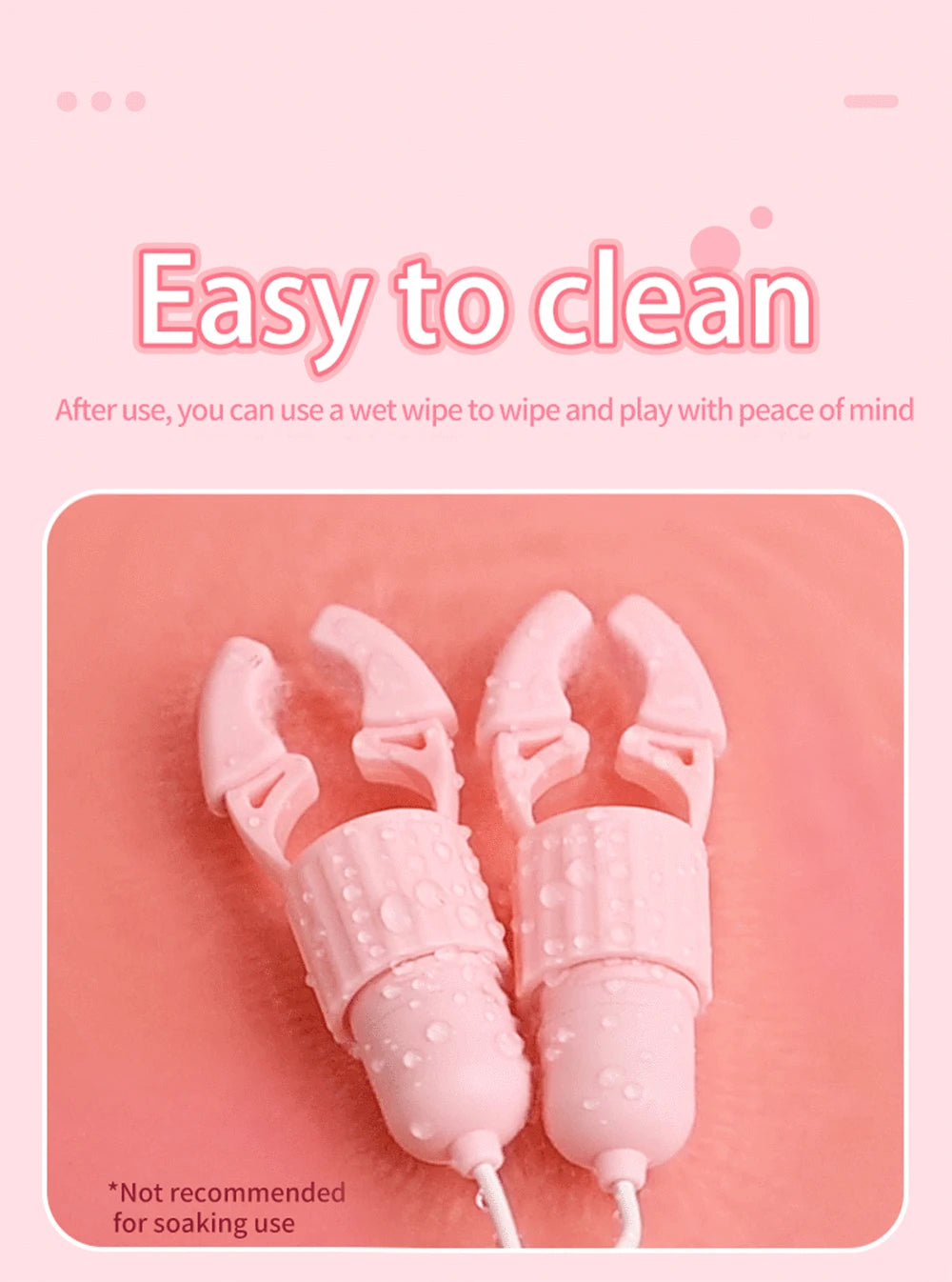 Vibrating Suction Nipple Clamps for Women