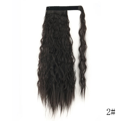Long Straight Clip-in Ponytail Hair Extension Black