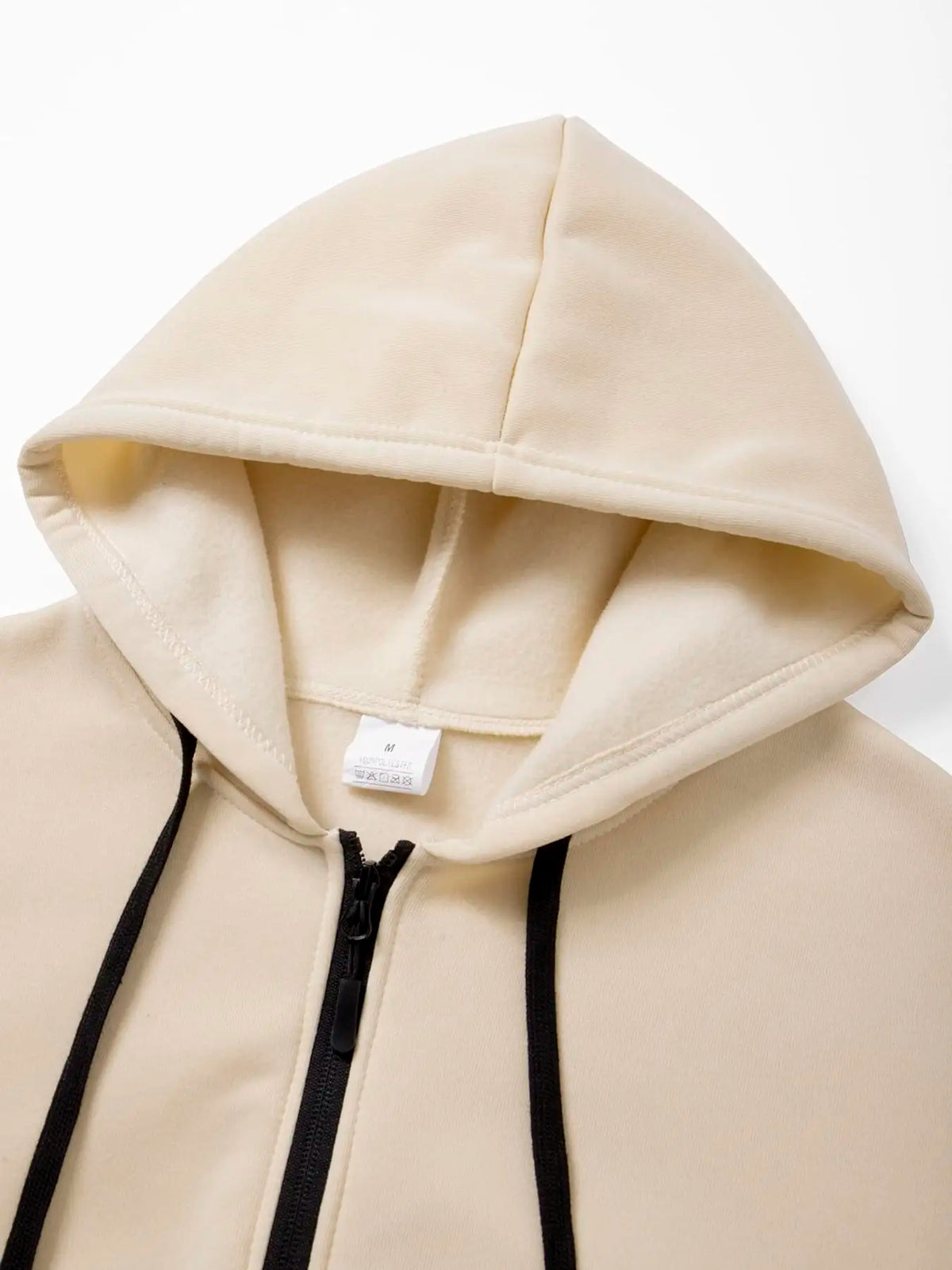 Men's Zipper Hoodie Jacket Slim Fit Polyester