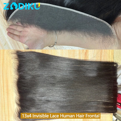 Transparent Lace Closure Straight 100% Brazilian Hair