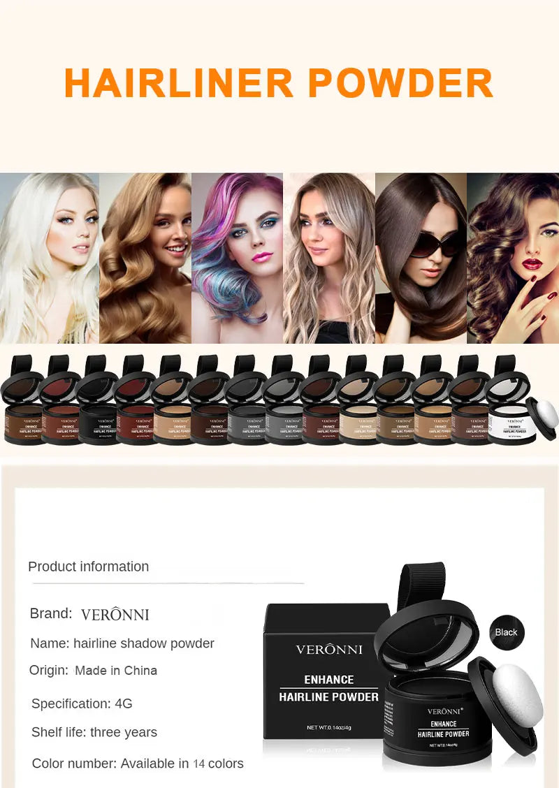 Hairline Powder for Thinning Hair - Long-Lasting Concealer