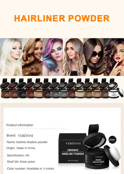Hairline Powder for Thinning Hair - Long-Lasting Concealer