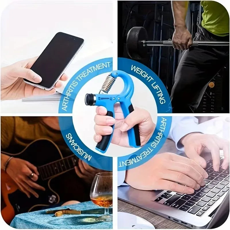 Adjustable Resistance Hand Grip Strengthener for All