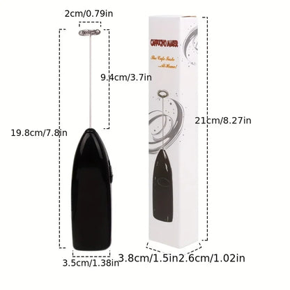 Mini Battery Powered Electric Egg Beater Stainless Steel
