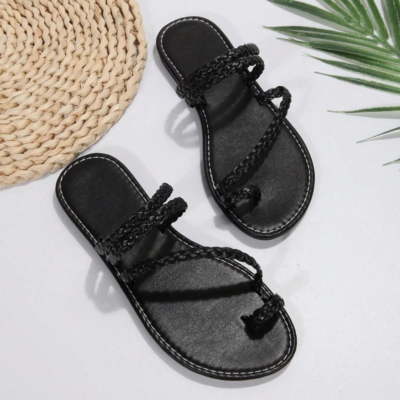 Women's Flat Soft-soled Non-slip Sandals for Summer