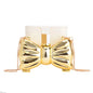 Golden Acrylic Round Clutch Purse for Parties