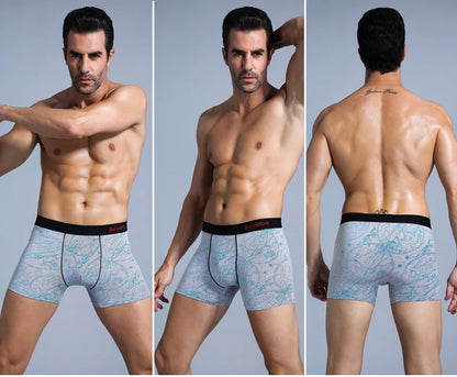 Men's Cotton Boxer Shorts Underwear Set of 5