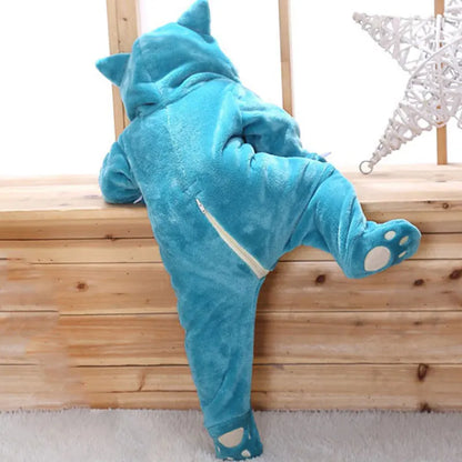 Snorlax Plush Romper Cosplay Costume for Kids