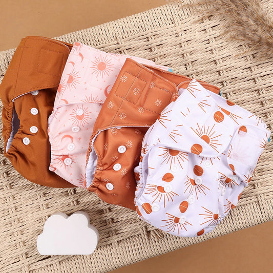 Happyflute Eco-Friendly Cloth Diaper Set for Babies