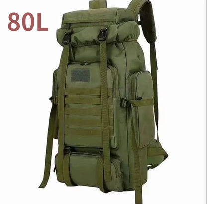 80L Tactical Mountaineering Backpack for Hiking Camping