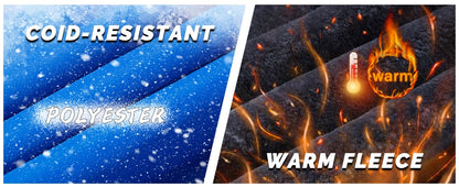 Men's Waterproof Fleece Ski Jacket Parka