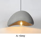 Nordic Wabi Sabi Pendant Lamp Brushed Nickel LED Chandelier
