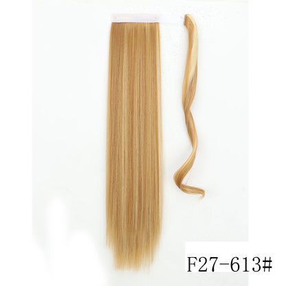 Long Straight Clip-in Ponytail Hair Extension Black