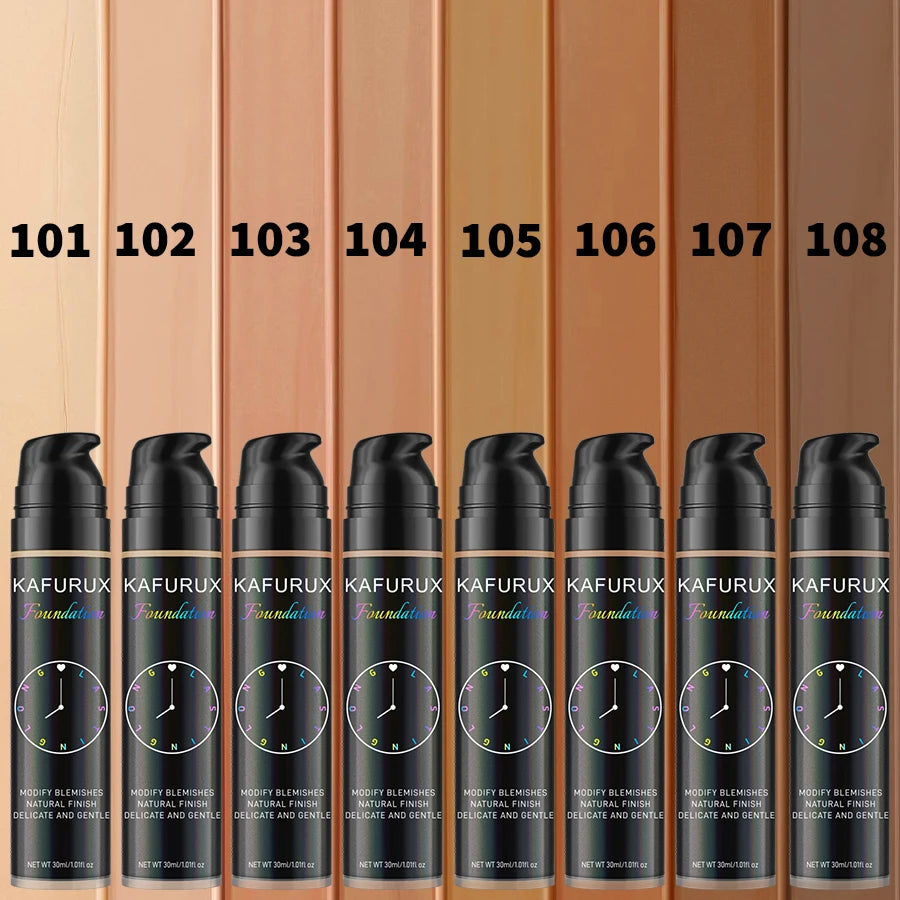 8 Color Liquid Foundation Makeup Set Waterproof Concealer