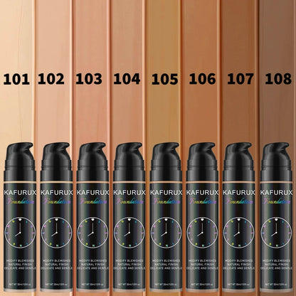 8 Color Liquid Foundation Makeup Set Waterproof Concealer
