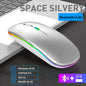 LED Wireless Mouse USB Rechargeable Bluetooth RGB